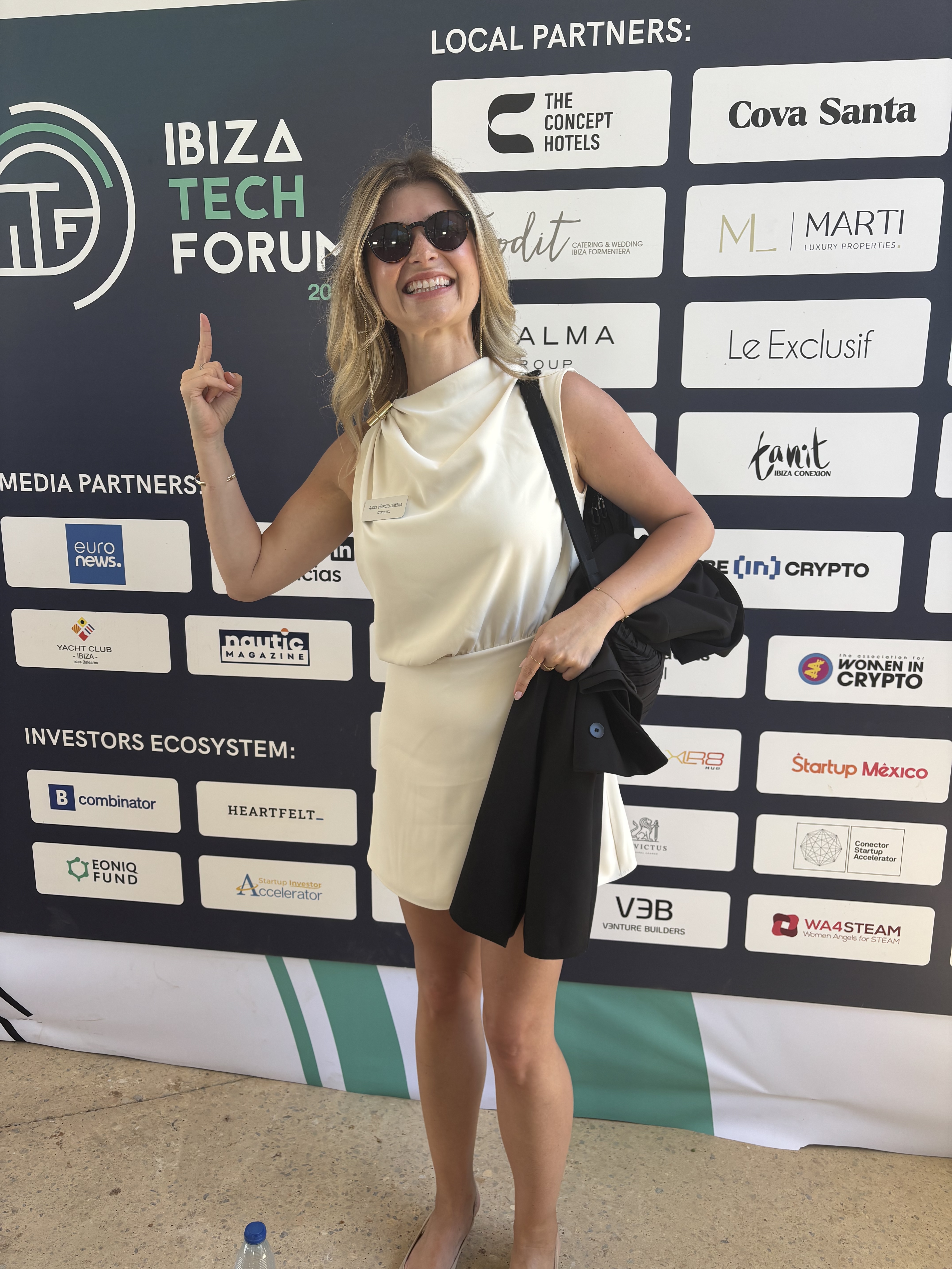 Anna Warchalowska at the Ibiza Tech Forum - one of the 25 Unicorns!