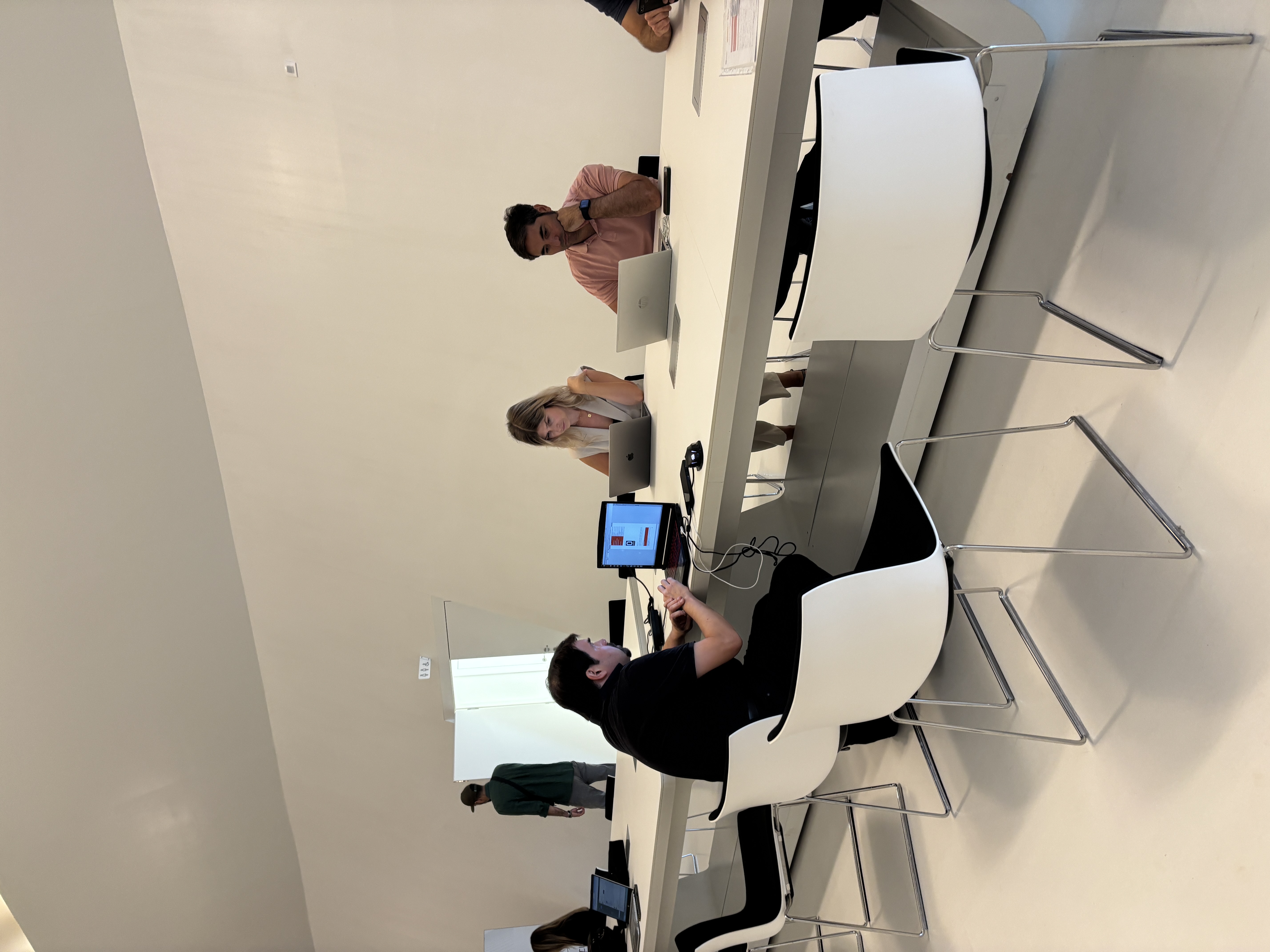 Workshop sessions with fellow startup co-founders