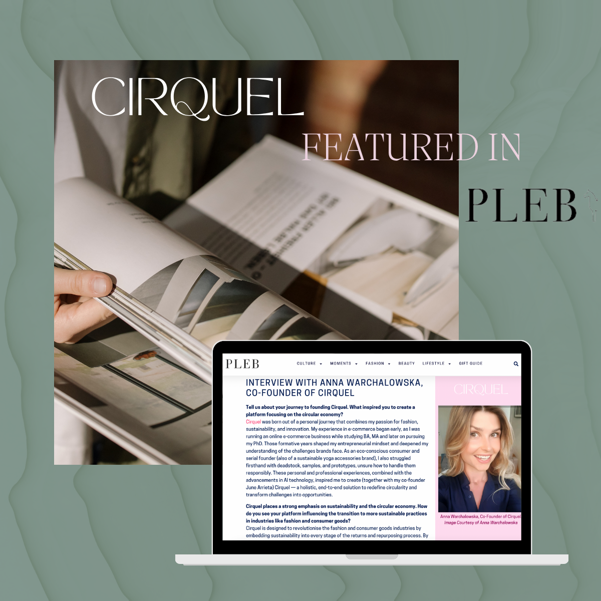 Cirquel Featured in Pleb Magazine: Driving Circularity in Fashion Returns