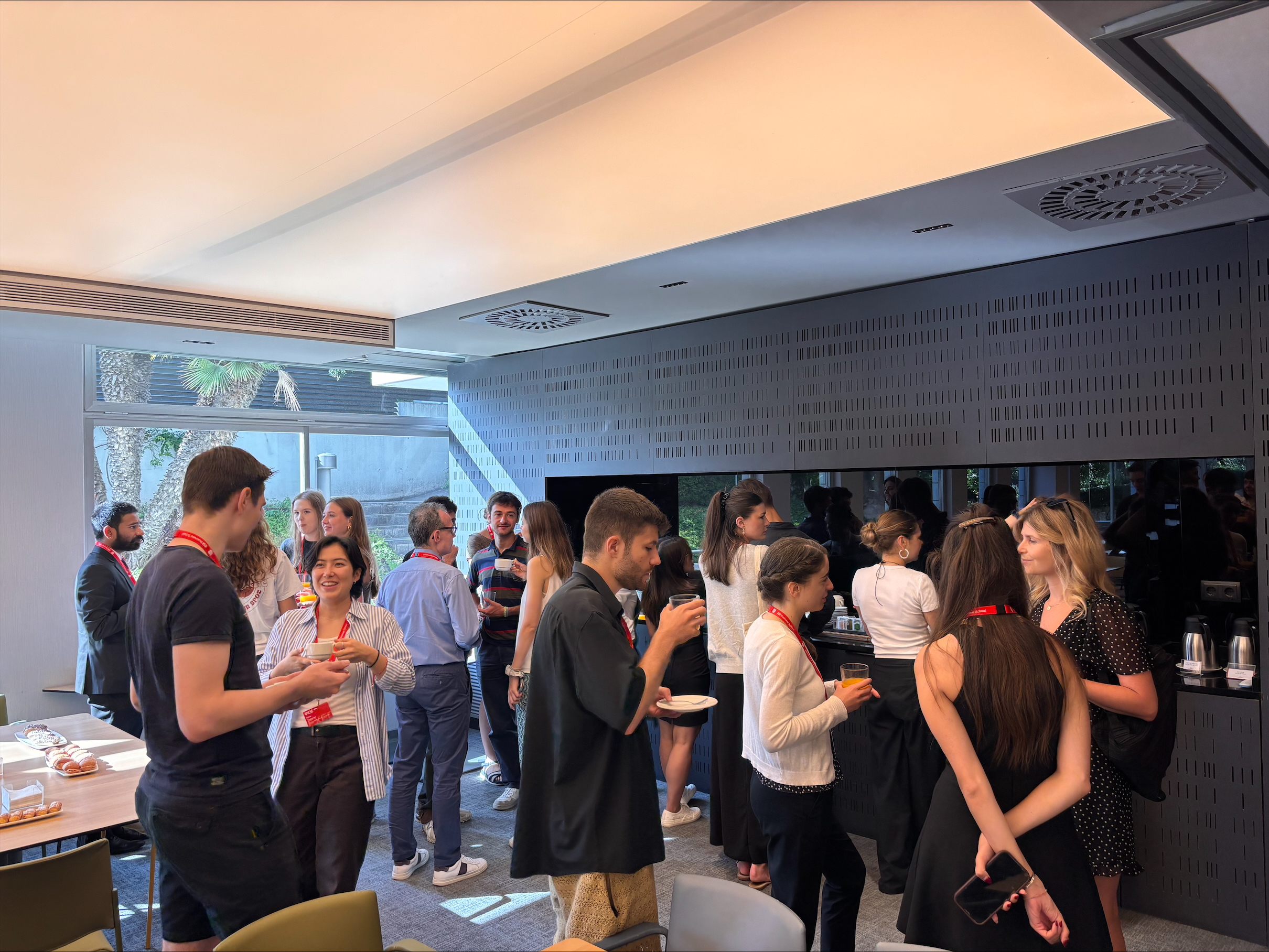 Brunch and networking session at IESE Business School in Barcelona Campus